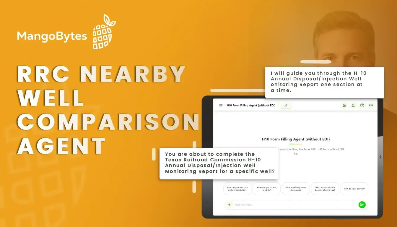RRC Nearby Well Comparison Agent demo